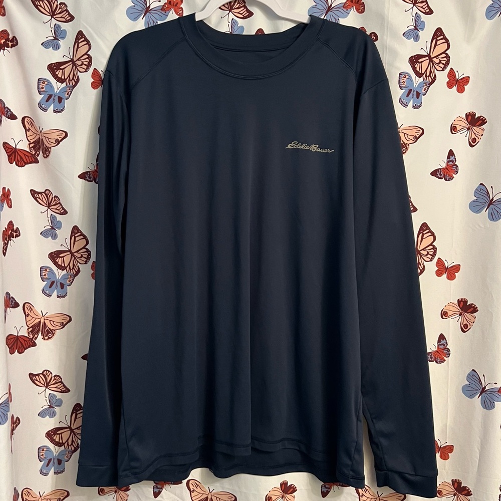 Eddie Bauer Dark Blue Long Sleeve Tee